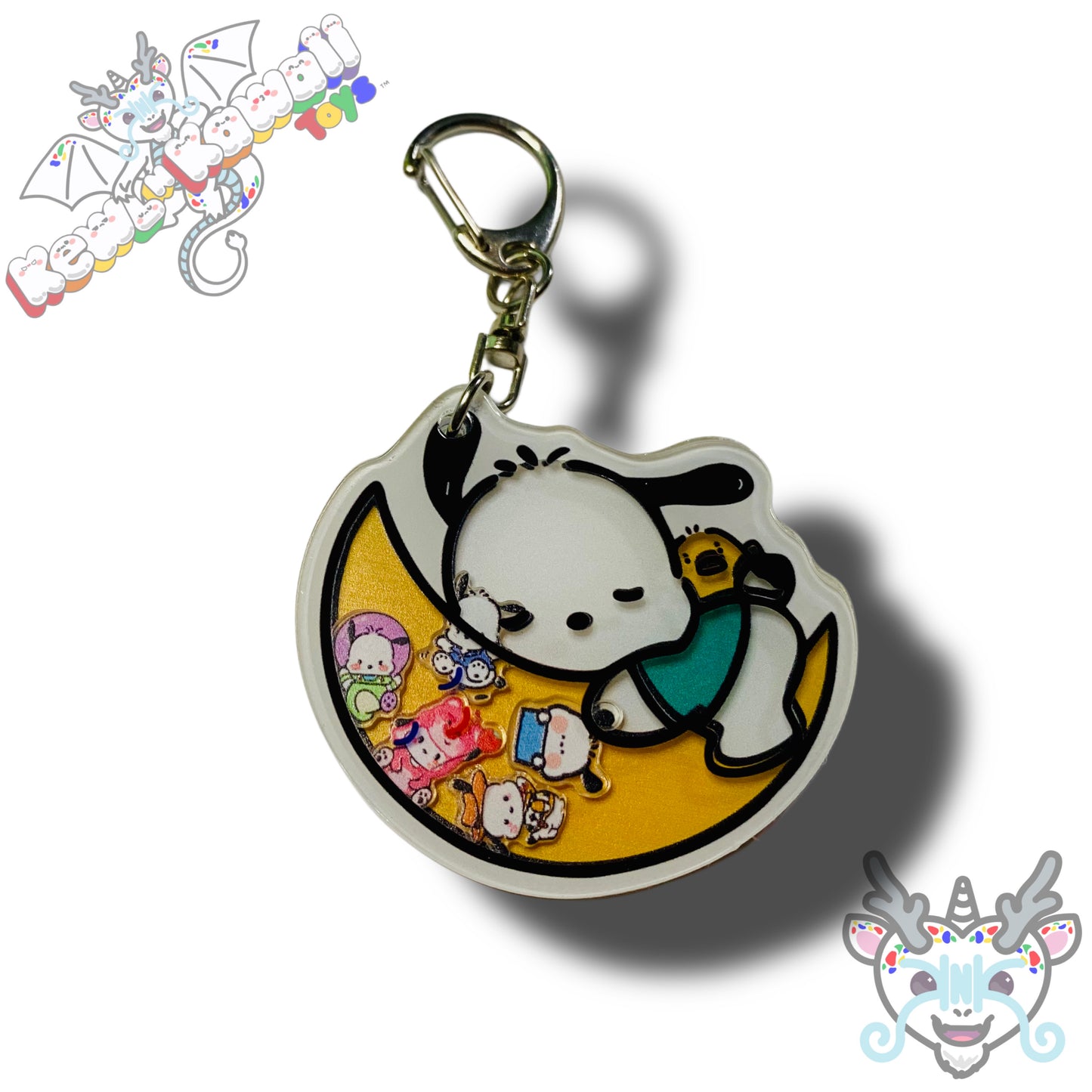 Sanrio Acrylic Shaker Charm Keychain