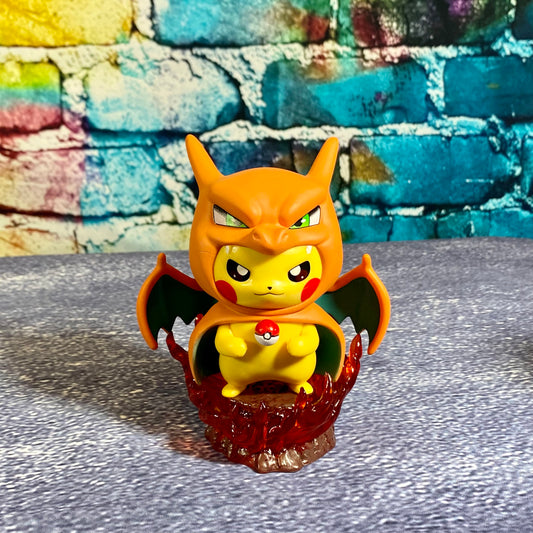Pikachu Costume Charizard Figure
