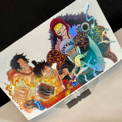 One Piece Holographic UV Decal