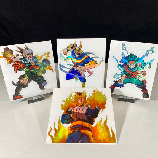 My Hero Academia UV Decal Stickers