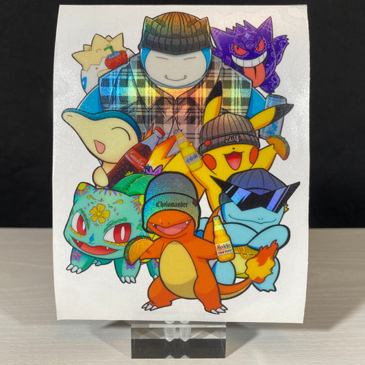 Pokemon Pokefoos Gang Decal