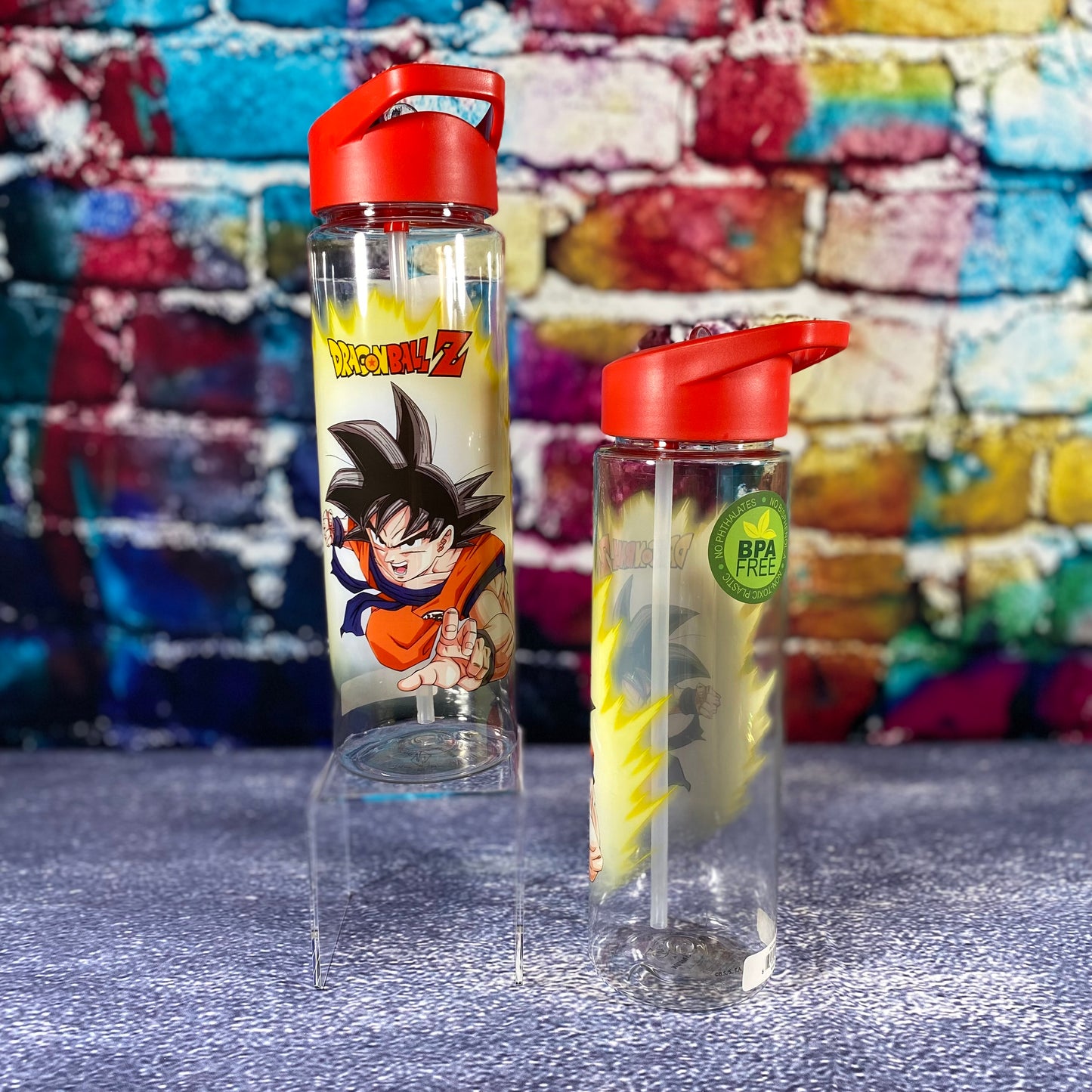 Dragon Ball Straw Water Bottle