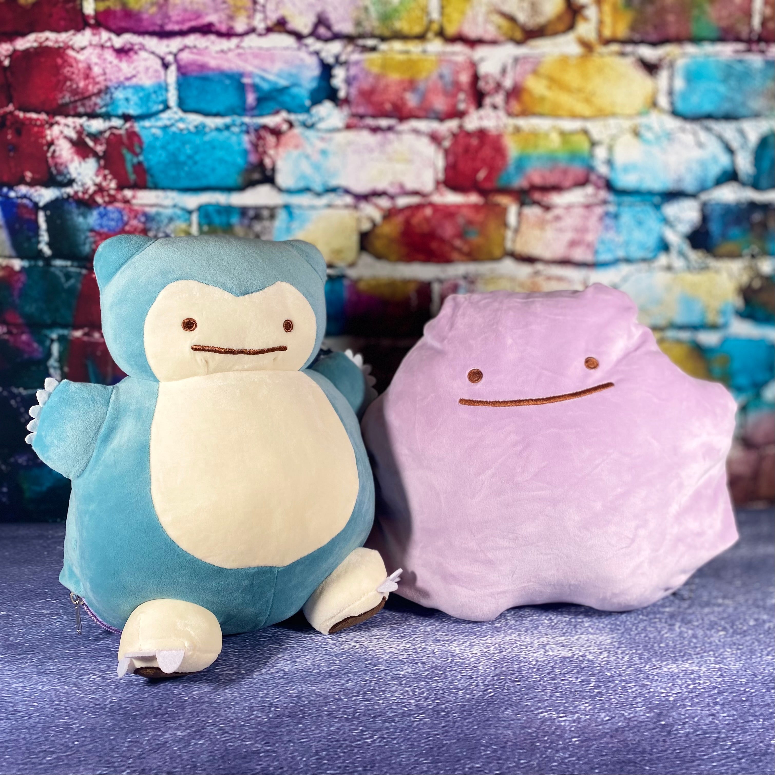 Ditto snorlax reversible plush on sale