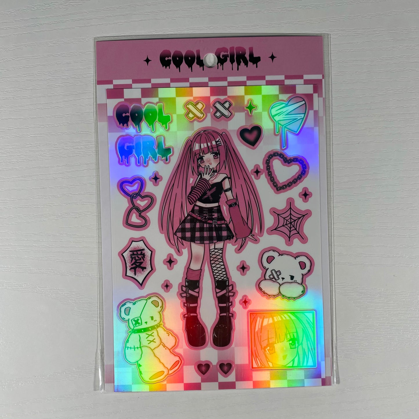 Anime Girl Art Sticker Sheets