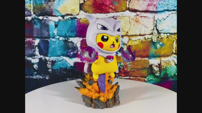 Pikachu Costume Mewtwo Figure