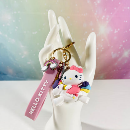 Sanrio Characters Riding Ponies Keychain